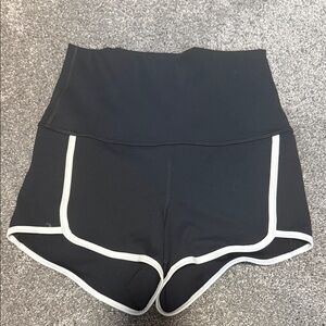 FP Movement by Free People Black Shorts with White Trim